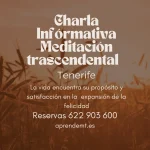 Transcendental Meditation Tenerife Informative Talk Transcendental Meditation Tenerife Informative Talk